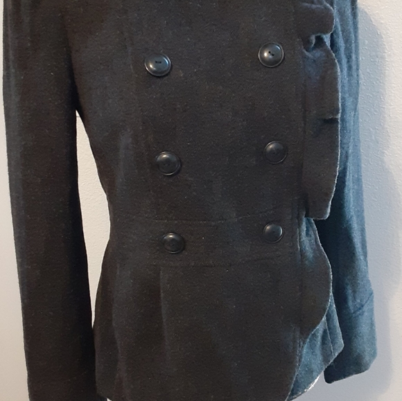 Ann Taylor Loft short wool peacoat. 0 NWOT - Picture 8 of 14